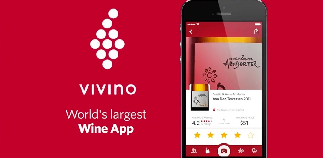 Приложения для оценки вина – vivino